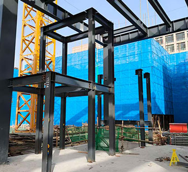 桁架结构建筑搭建